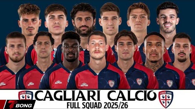 Đội hình hiện tại của Cagliari